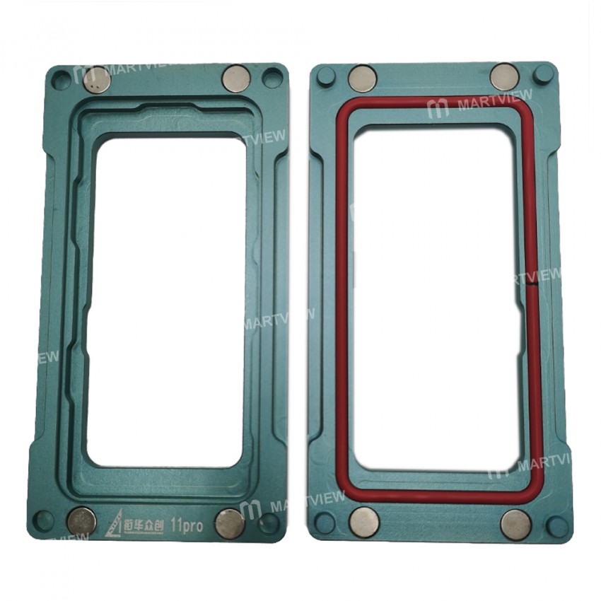 LCD Screen Frame Glue Holding Laminating Magnetic Clamping Frame Mould for iPhone X to 13 Pro Max