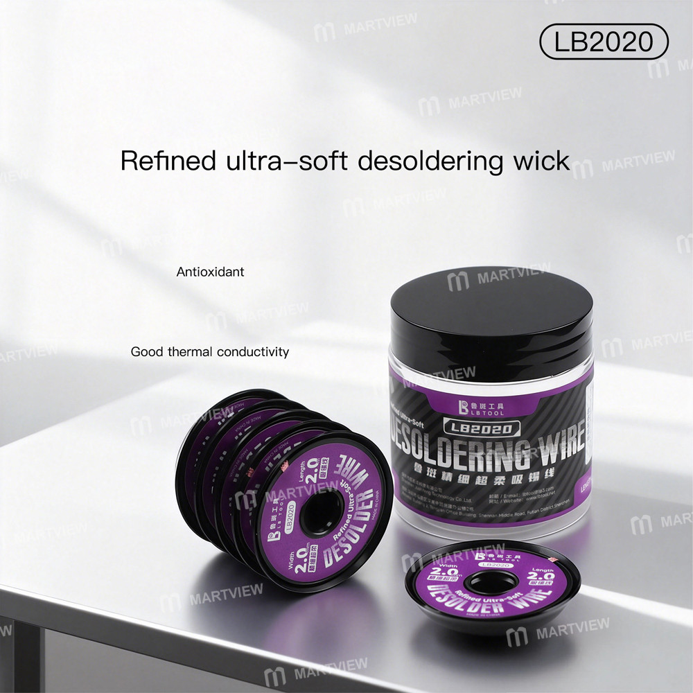 lb tool-lb2020-2-meter-20mm-refined-ultra-soft-desoldering-wick-for-bga-soldering-repair--5pcs-2