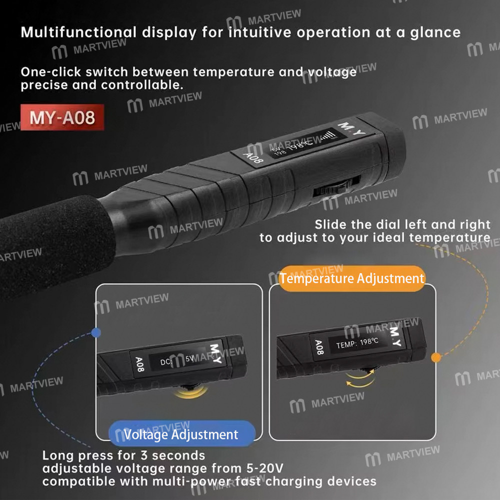 mryang my-a08-adjustable-temperature-210-smart-electric-soldering-iron-supports-qc30-pd-afc-fcp-5