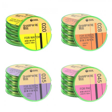 2uul GS Series 100M Hardness Special Steel Diamond Wire for Screen Cutting Separation Cutting - 5Pcs