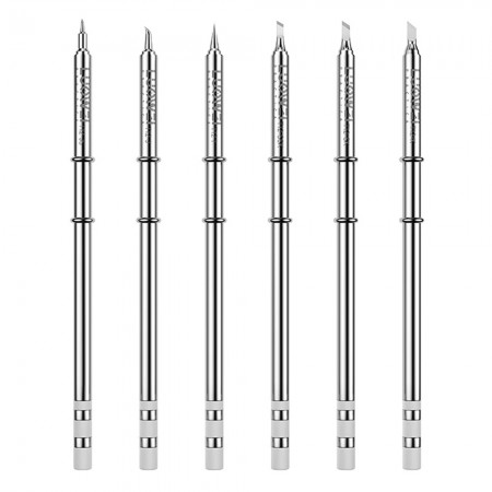 Luowei LW-T12 Series Soldering Iron Tips for Most T12 Soldering Rework Station