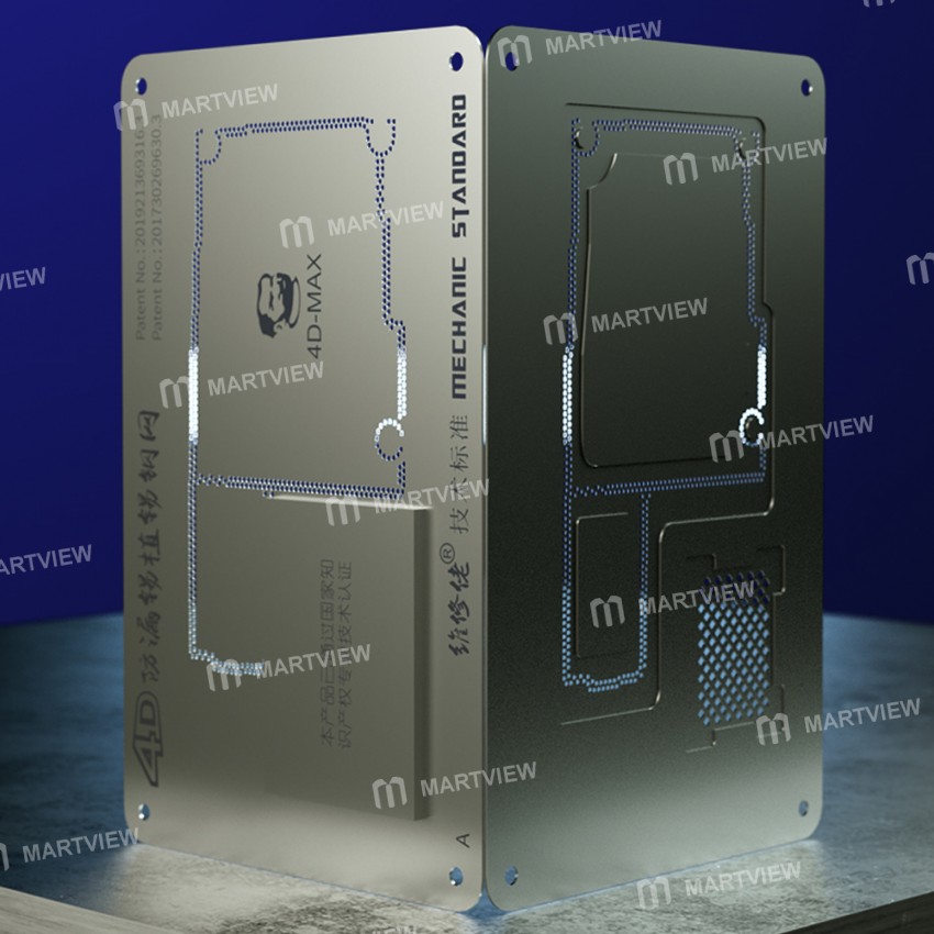 Mechanic 3D 4D Motherboard Middle Layer Planting Tin BGA Reballing Stencil Kit for iPhone 11 / 11 Pr