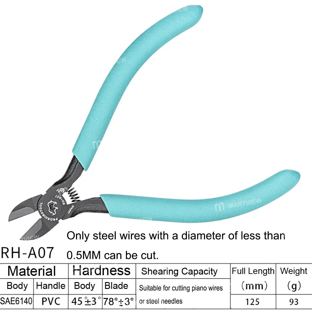 pro rhino-tools-rh-a07-5-inch-industrial-grade-hardened-tungsten-carbide-diagonal-cutting-pliers-2