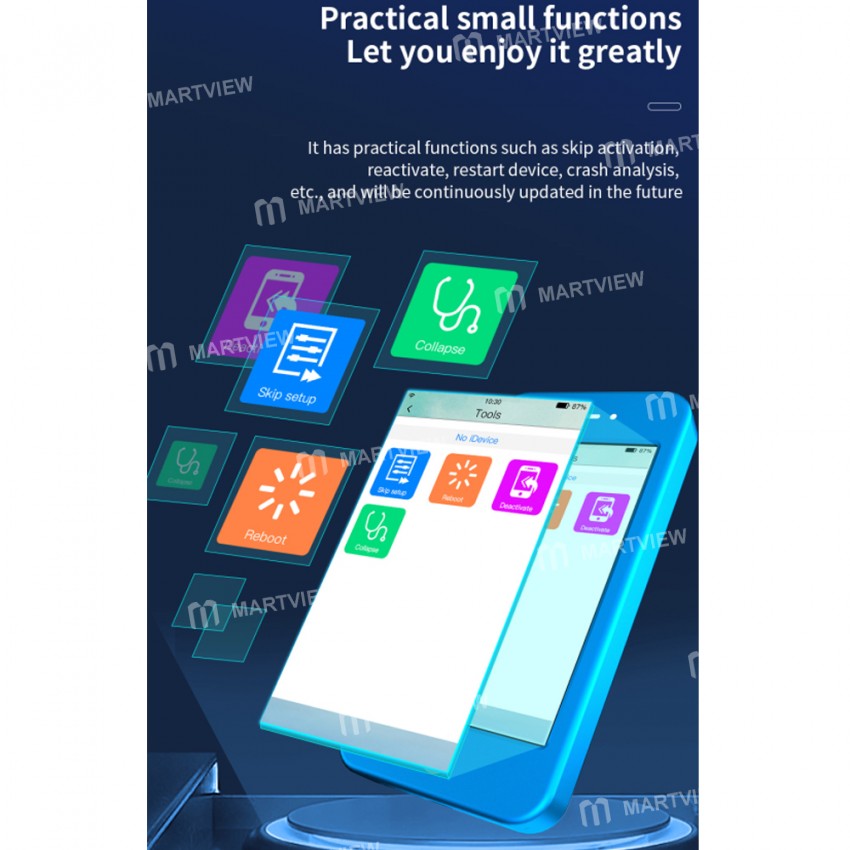 JC iDetector Intelligent Handheld Phone Detector Fault Tester Support for All iOS Devices