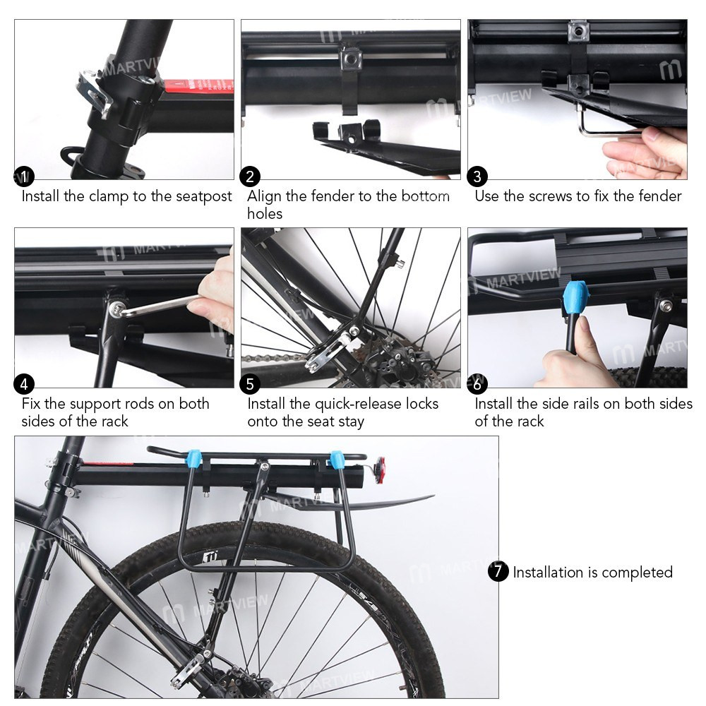 bike bicycle-cargo-rack-quick-release-adjustable-rear-rack-3