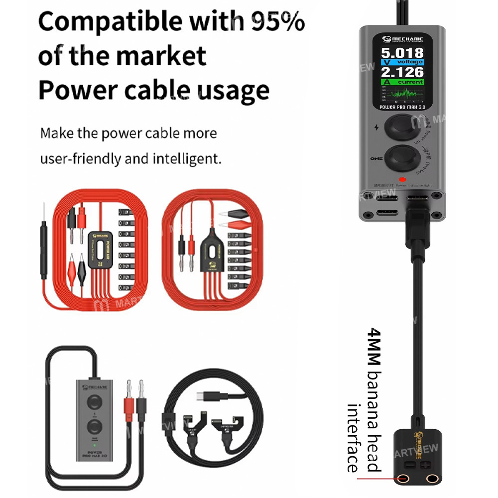 mechanic power-pro-max-30-power-supply-boot-cable-with-4mm-banana-head-interface-3