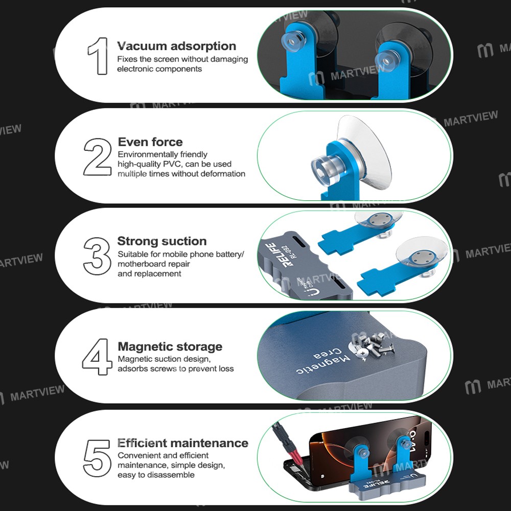 relife rl-092-screen-repair-holder-for-mobile-phone-motherboard-battery-screen-disassembly-repair-7