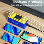 Mechanic iCharge 8P/8S QC 3.0 Multi-port Smart Fast Charger with Digital Display