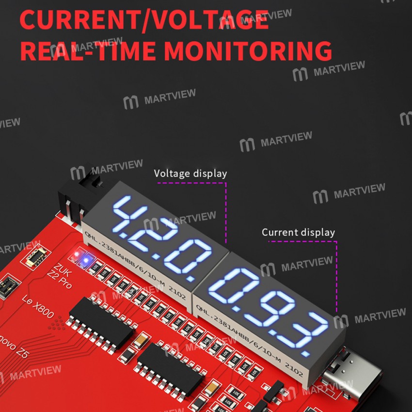 Mechanic BA33 Battery Activation Test Board for iPhone 5 to 13 Pro Max Android Phone Battery Repair