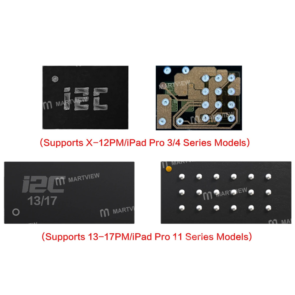 i2c face-repair-integrated-dot-matrix-ic-chip-for-iphone-x-to-17pro-max-ipad-series-5