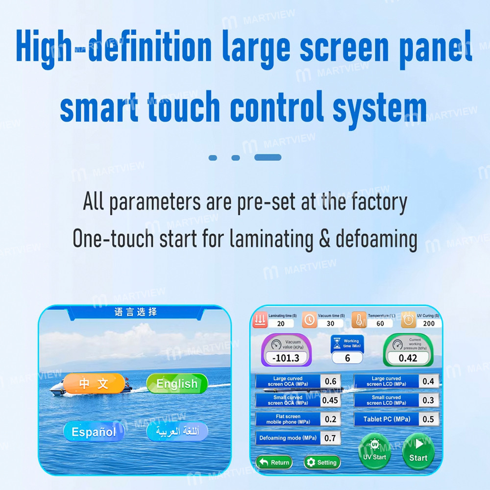 jcid al-05p-16-inch-3-in-1-laminating-defoaming--uv-curing-all-in-one-machine-for-edge--flat-screen-