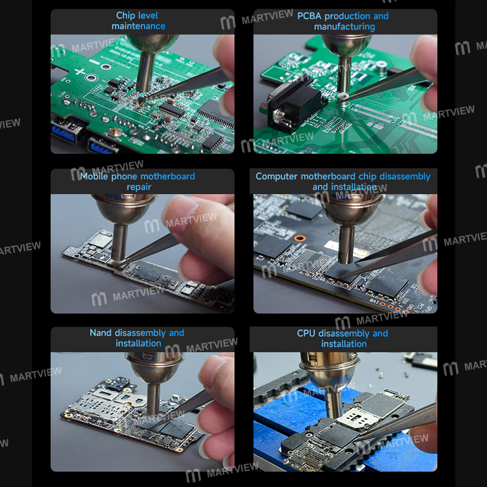 aweshine h10-1000w-intelligent-straight-airflow-hot-air-rework-station-support-usb-communication-7