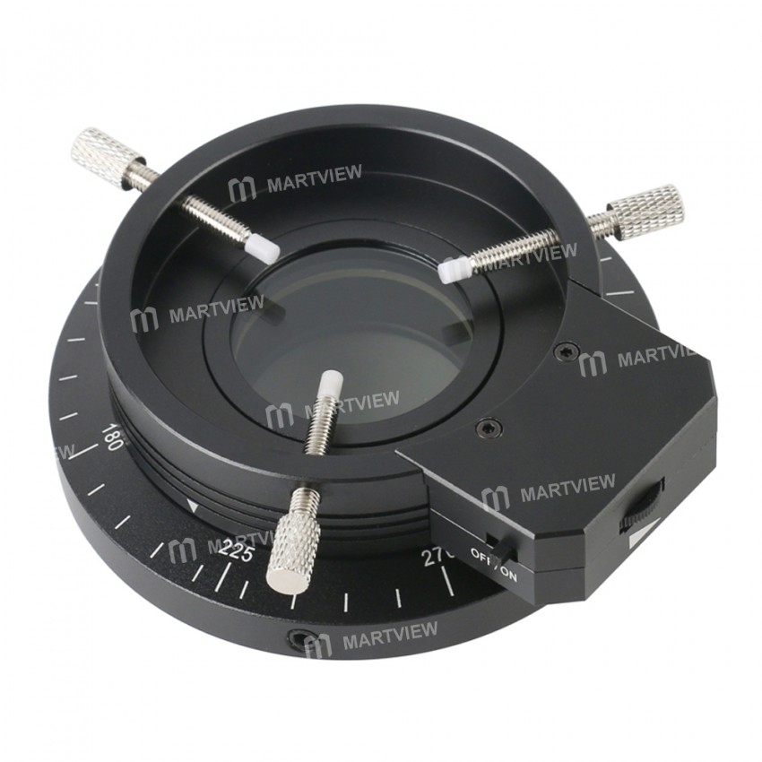 Microscope Illuminator 120pcs LED Ring Lights Diameter 62mm With Polarizer Adjustable Light Source P