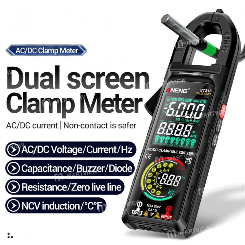 aneng st213-dc-ac-smart-digital-clamp-multimeter-with-dual-screen-display-4
