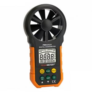 Anemometer, PEAKMETER PM6252A Draagbare Handheld Professionele Digitale Windsnelheidsmeter Luchtvolume Meten Anemometer