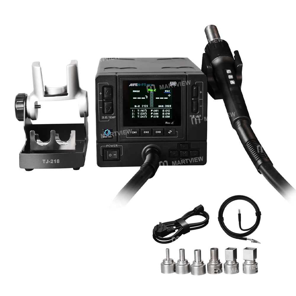 aifen f5-pro-1000w-color-digital-display-industrial-grade-hot-air-gun-bga-rework-station-7