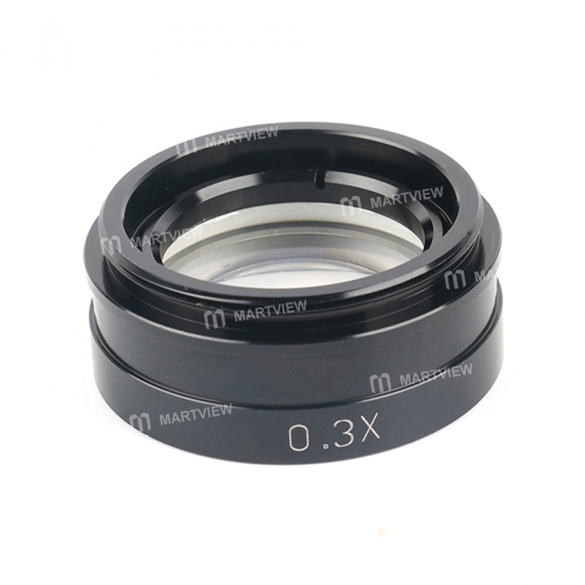 0.3X 0.35X 0.5X 0.75X 2X 1X Barlow Auxiliary Objective Glass Lens Set for Industrial Microscope Came