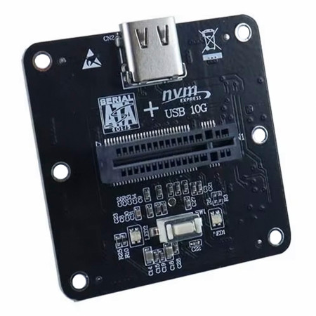 M.2 NVMe / NGFF to Type-C USB 3.1 10Gbps Expansion Board for File Transfer