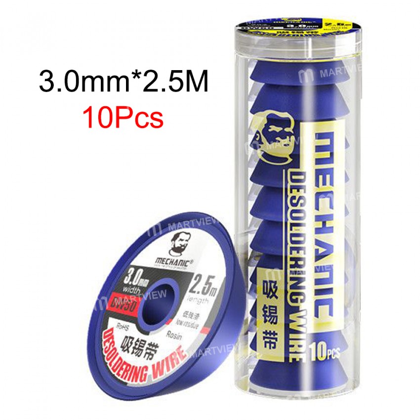 mechanic dw50-25m-low-residue-powerful-desoldering-wire-for-mobile-phone-pcb-board-repair-12