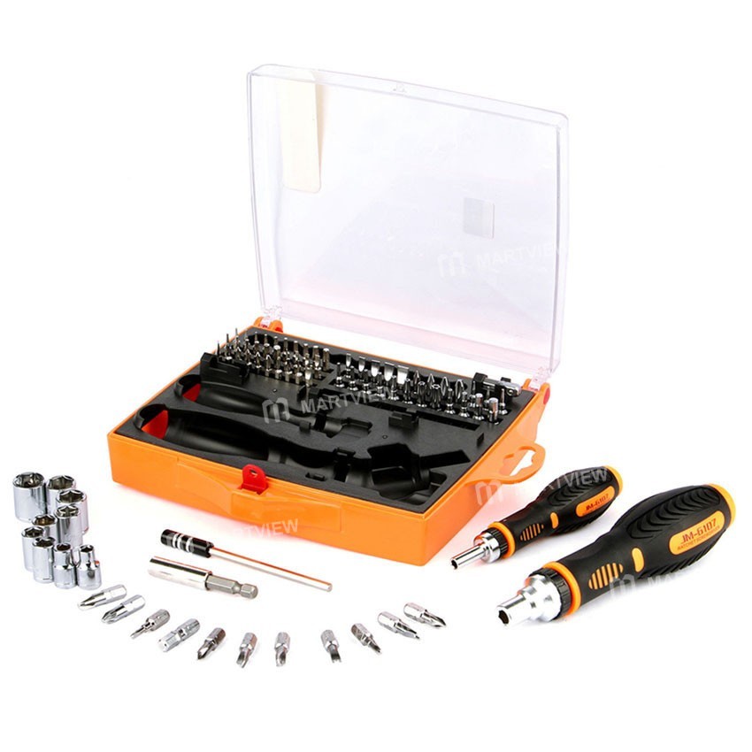 JAKEMY JM-6107 (79 in 1) Screwdriver Set Electronics Repairing Ratchet Tools Kit