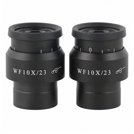 WF10X / 23mm High Eye-Point Viewpoint Adjustable Wide-Angle Eyepieces - 30mm Mounting Interface