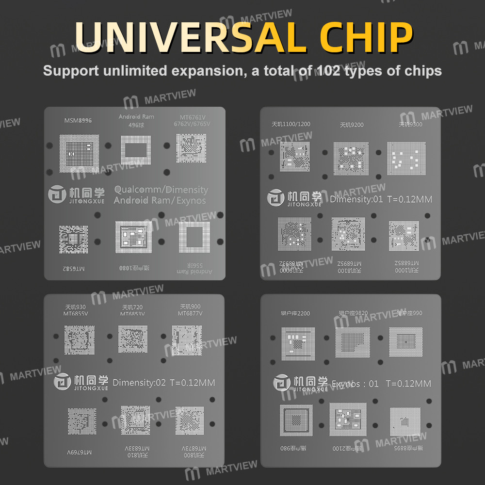 jtx t4-max-universal-chips-glue-removal-and-tin-planting-platform-set-11