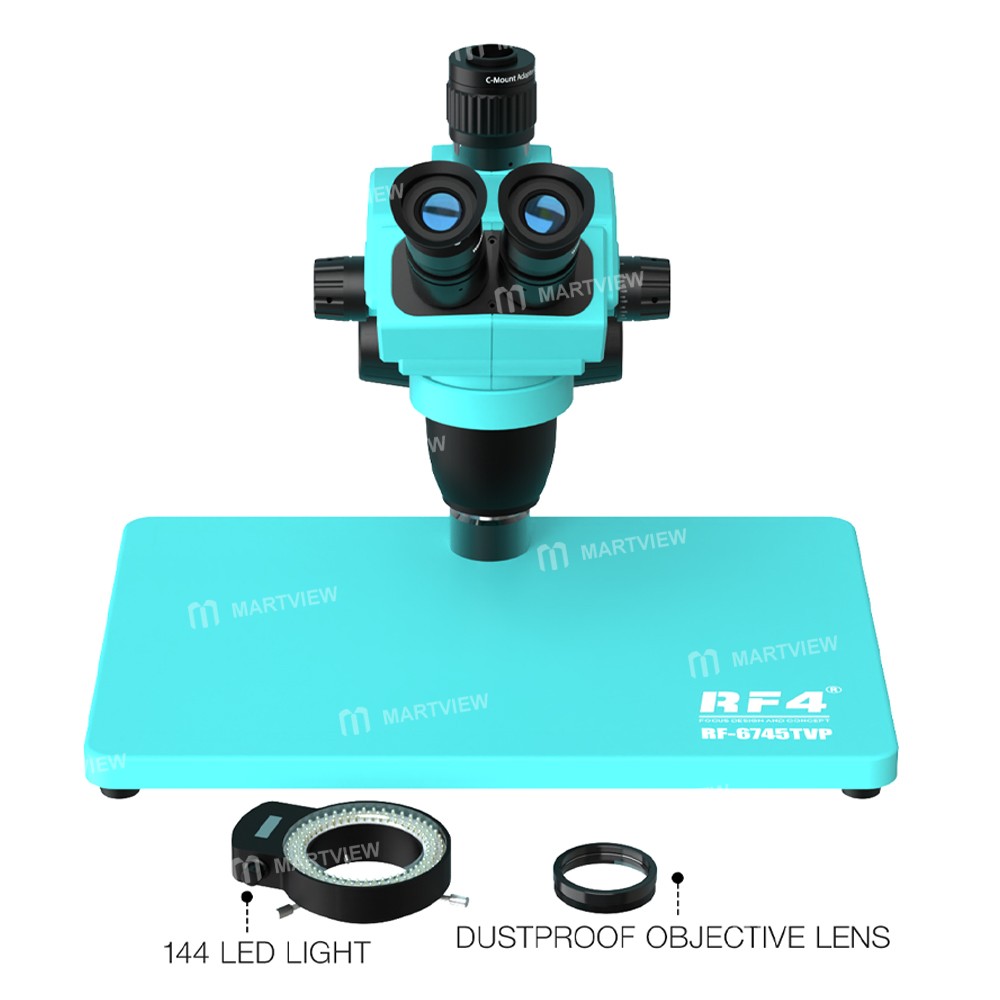 rf4 rf6745tvp-67-45x-synchronous-zoom-trinocular-stereo-microscope-with-aluminum-alloy-big-base-5