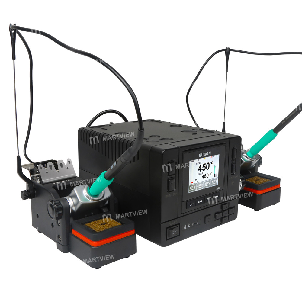 sugon t66-single-dual-station-smart-temperature-adjustable-digital-display-soldering-station-7