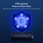 Orico M2V01 LSDT USB4.0 M2 NVMe SSD Case Compatible with Thunderbolt 3/4 & USB 3.2/3.1/3.0