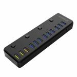 Orico P12-U3 12-Ports Industrial Grade USB 3.0 Hub with Independent Switch for PC Notebook