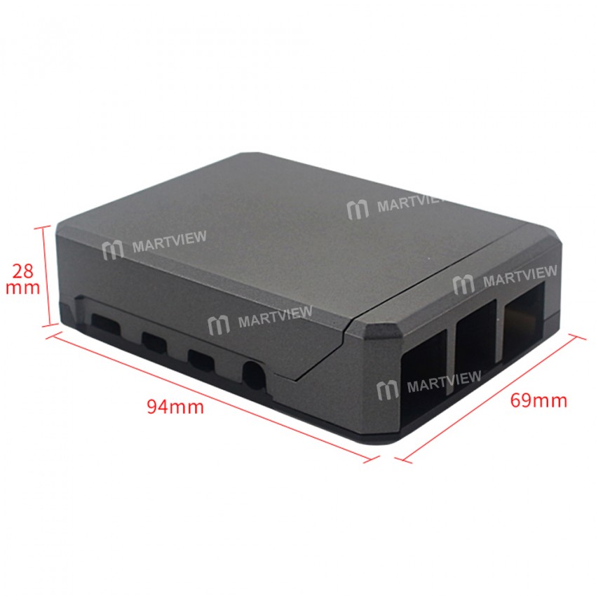 Argon NEO Sliding Magnetic Cooling Aluminum Alloy Shell for Raspberry Pi 4B