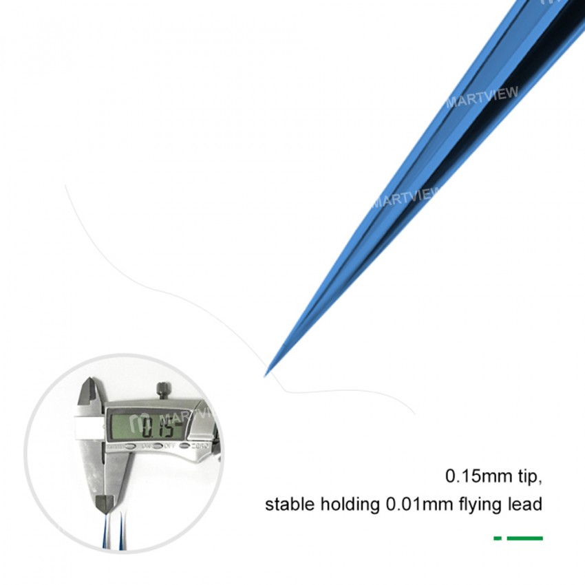 Relife RT-11D/RT-15D Ultra Lightweight High Precision No-Magnetic Titanium Alloy Tweezers