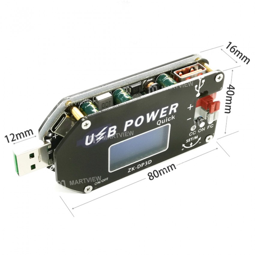 zk dp3d-15w-cnc-usb-type-c-dc-dc-adjustable-regulated-power-supply-converter-module-6