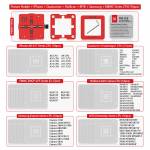 fixture holder-iphone--qualcomm--hisilicon--mtk--samsung--emmc-series-cpu-76pcs
