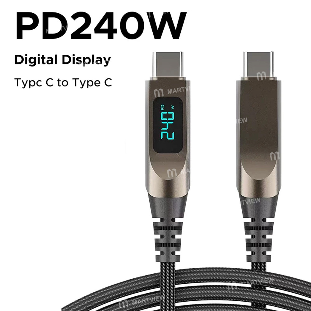 i2c pd240w-digital-display-type-c-to-type-c-cable-for-charging-data-transmission-2