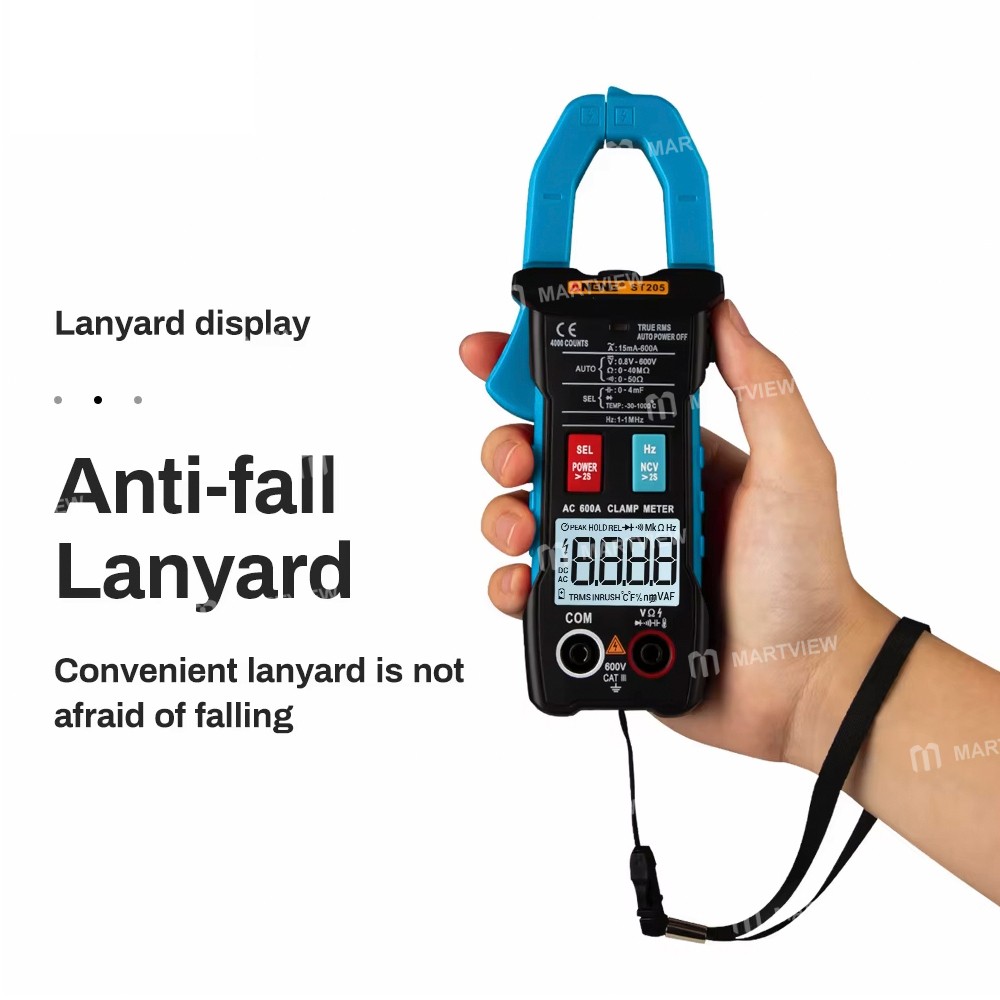 aneng st205-full-automatic-high-precision-ac-dc-clamp-multimeter-without-dc-current-measurement-4