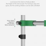 maant jx-03-mechanical-arm-360-rotating-metal-microscope-swinging-arm-for-most-microscope-9