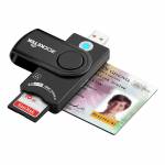 Rocketek RT-SCR10 High-Performance USB2.0 Smart Card Reader for Desktop and Mobile Devices