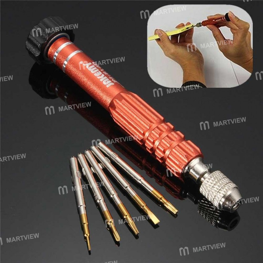 JAKEMY JM-8140 6-in-1 Professional Disassembling Repair Opening Tools Set for Cell Phone iPhone