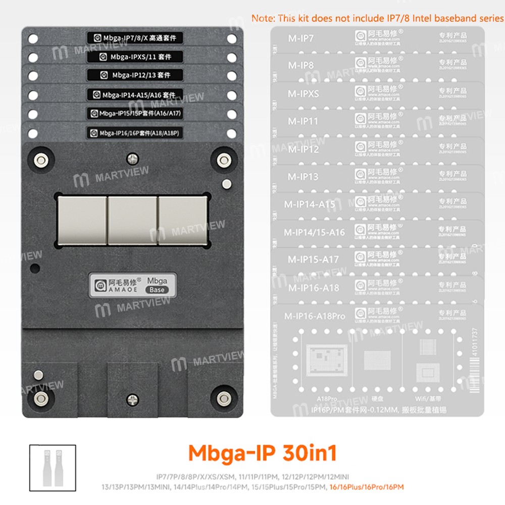amaoe mbga-ip-30-in-1-cpu-hard-disk-wifi-baseband-bga-reballing-platform-2
