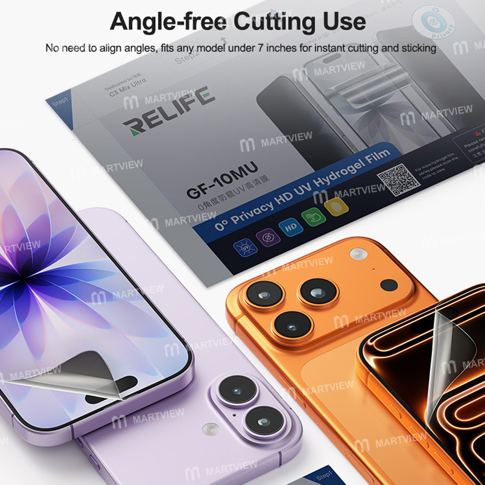 relife gf-10mu-0-anti-peeping-uv-hd-hydrogel-film-specifically-for-sunshine-c3-mix-ultra-6