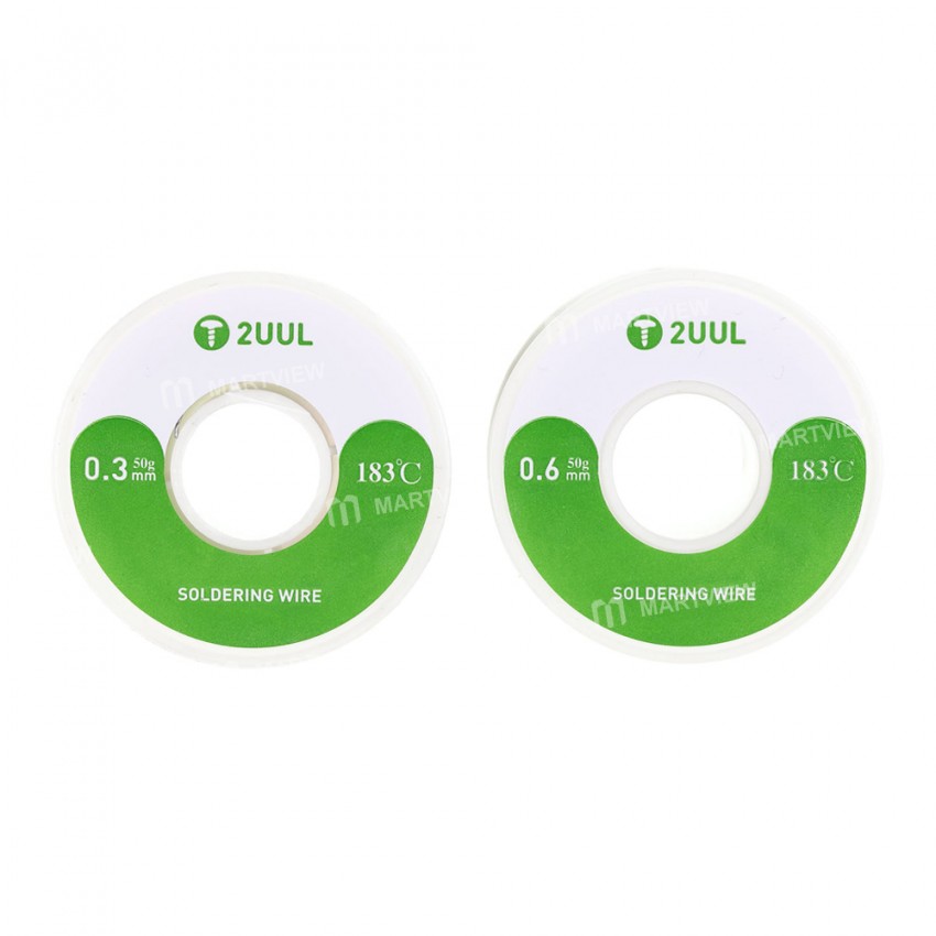 2UUL Lead-free Welding Wire 183° 0.3mm 0.6mm 100M 50G Soldering Wire