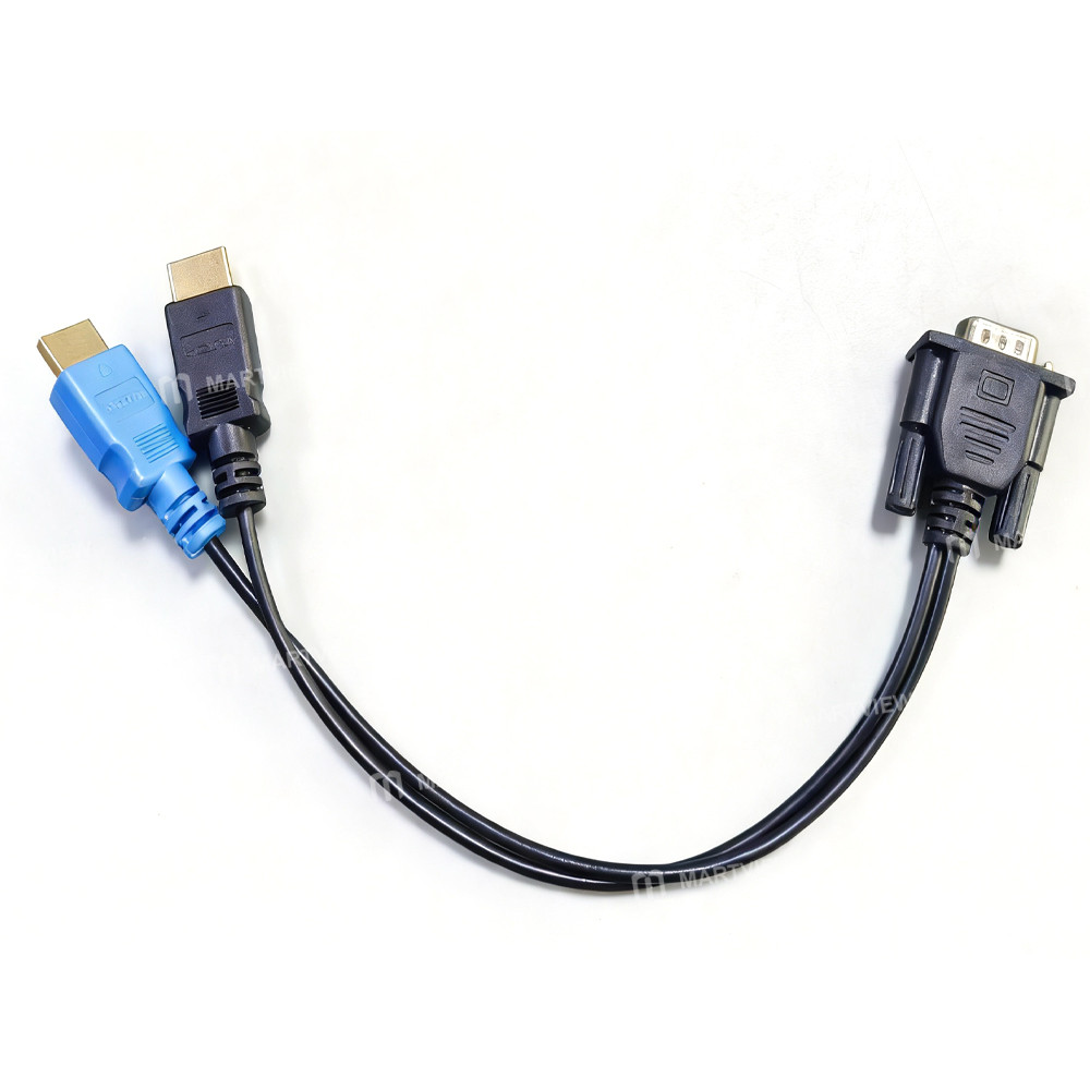 2-in-1 VGA to HDMI Cable for RT809F / RT809H / TL866II Plus Solve Printing and Brushing