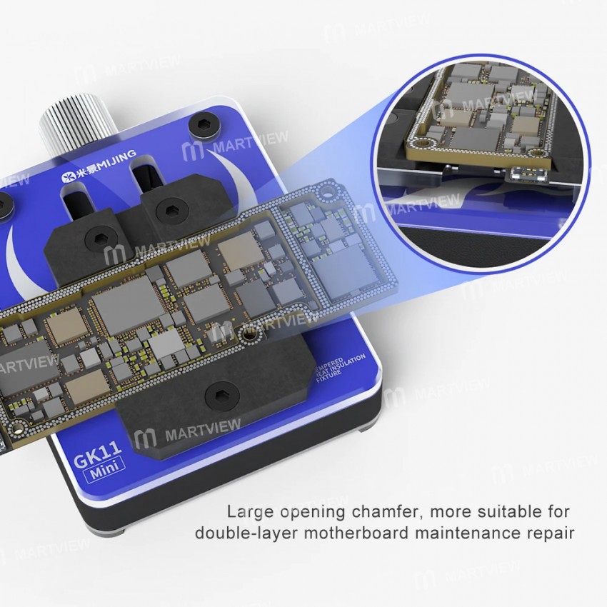 mijing gk11-gk12-mini-universal-toughened-insulated-glass-motherboard-repair-fixture-7
