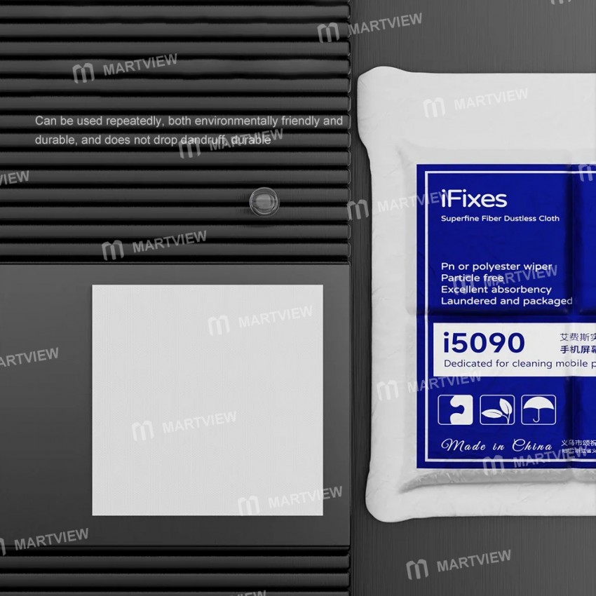 ifixes i5090-10x10cm-soft-dust-free-clean-cloth-for-mobile-phone-camera-pc-cleaning-4