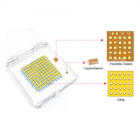 Dot Matrix IC Set Chip + Capacitance + Flexible Cable for iPhone X / Xs /  Xs Max / 11 / 11 Pro / 11 Pro Max
