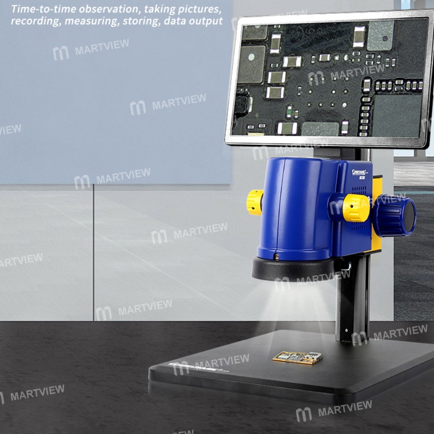 Mechanic MC10B-B5 0.75-4.5X All in One Industrial Grade Microscope with 11.6inch Display LED light a