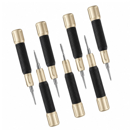 Keguan L500 Jinfeng 7-in-1 S2 Alloy Magnetic Precision Screwdriver Set for Phone / Tablet / Laptop Repair
