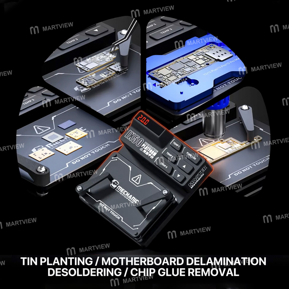 mechanic ix50-motherboards-preheating-platform-supports-iphone-11-to-17-series-6