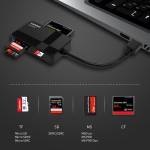Lenovo D302/D303 Multifunction 4-in-1 USB 3.0 5Gbps Card Reader Support SD/TF/CF/MS Card
